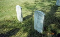 Collins graves, Stonewall Cemetery